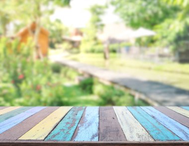 Masa üstü ve arka plan için bulanıklık yapısı