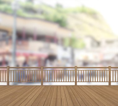 Balkon ve Teras dış arka plan bulanıklık