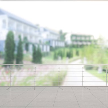 Balkon ve Teras dış arka plan bulanıklık
