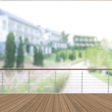 Balkon ve Teras dış arka plan bulanıklık