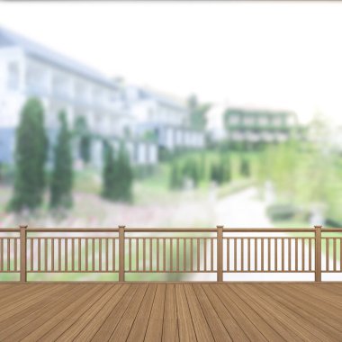 Balkon ve Teras dış arka plan bulanıklık