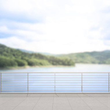 Balkon ve Teras, doğa arka plan bulanıklık