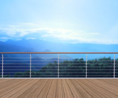 Balkon ve Teras, doğa arka plan bulanıklık