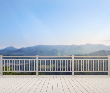 Balkon ve Teras, doğa arka plan bulanıklık