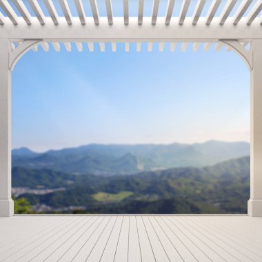 Balkon ve Teras, doğa arka plan bulanıklık