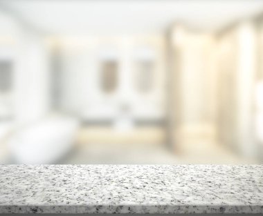 Masa üstü ve arka plan bulanıklık banyo