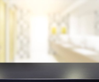 Masa üstü ve arka plan bulanıklık banyo