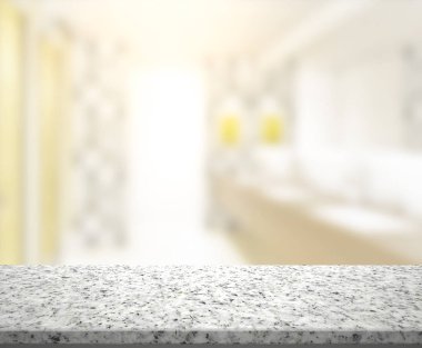 Masa üstü ve arka plan bulanıklık banyo