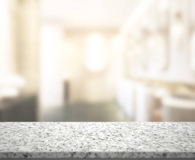 Masa üstü ve arka plan bulanıklık banyo