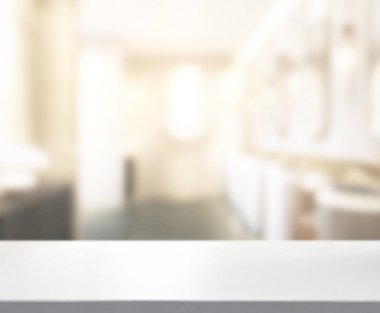 Masa üstü ve arka plan bulanıklık banyo