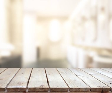 Masa üstü ve arka plan bulanıklık banyo