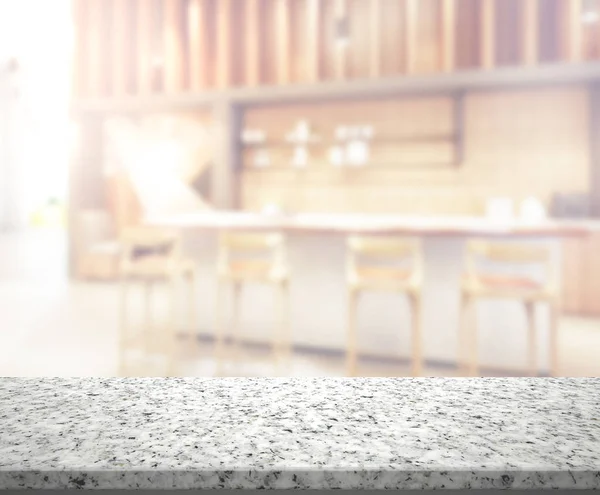 Top masa ve yemek odası arka plan bulanıklık