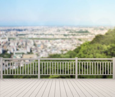 Balkon ve Teras bulanıklık dış arka plan