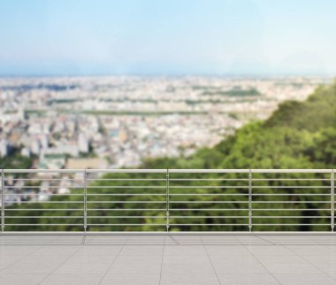 Balkon ve Teras bulanıklık dış arka plan