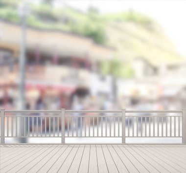 Balkon ve Teras bulanıklık dış arka plan