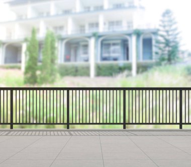 Balkon ve Teras bulanıklık dış arka plan