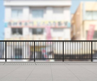 Balkon ve Teras bulanıklık dış arka plan