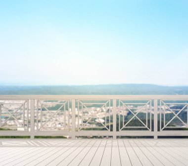 Balkon ve Teras bulanıklık dış arka plan