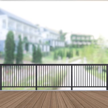 Balkon ve Teras bulanıklık dış arka plan