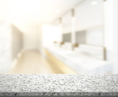 Masa üstü ve arka plan bulanıklık banyo