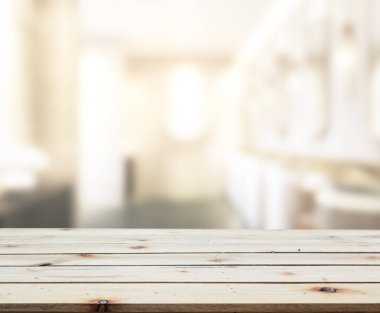 Masa üstü ve arka plan bulanıklık banyo