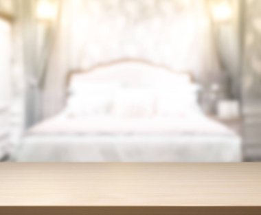 Yatak odasındaki Masa Üstü ve Görüntü Arkaplanı