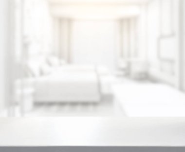 Yatak odasındaki Masa Üstü ve Görüntü Arkaplanı