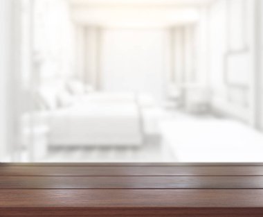 Yatak odasındaki Masa Üstü ve Görüntü Arkaplanı