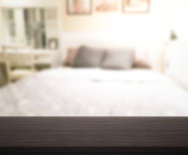 Yatak odasındaki Masa Üstü ve Görüntü Arkaplanı