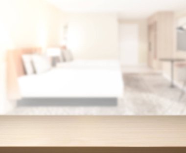 Yatak odasındaki Masa Üstü ve Görüntü Arkaplanı