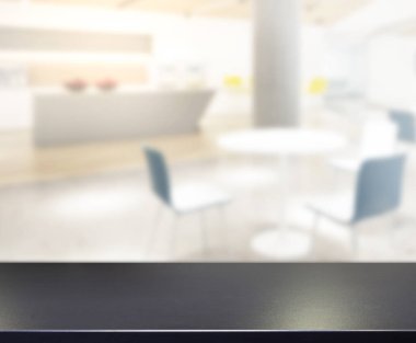 Arka plandaki Masa Üstü ve Bulanık Yemek Odası