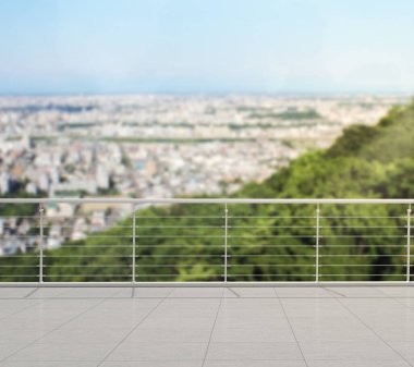 Balkon ve Teras bulanıklık dış arka plan