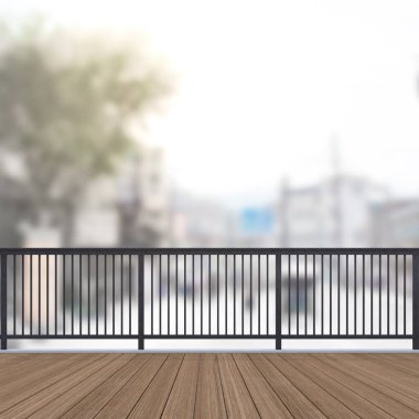 Balkon ve Teras bulanıklık dış arka plan