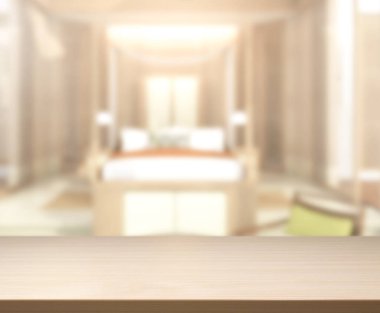 Yatak odasındaki Masa Üstü ve Görüntü Arkaplanı