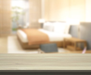 Yatak odasındaki Masa Üstü ve Görüntü Arkaplanı