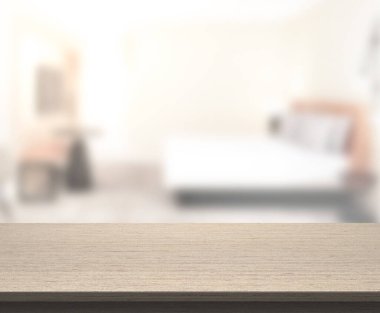 Yatak odasındaki Masa Üstü ve Görüntü Arkaplanı