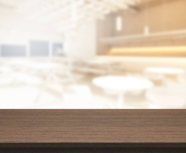 Masa Üstü ve Bulanık Restoran Arkaplan