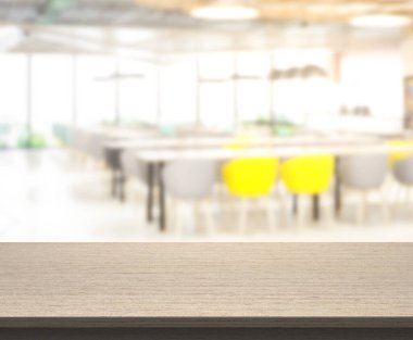 Masa Üstü ve Bulanık Restoran Arkaplan