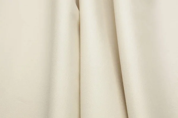 Wavy Beige Fabric Texture Background — Stock Photo, Image