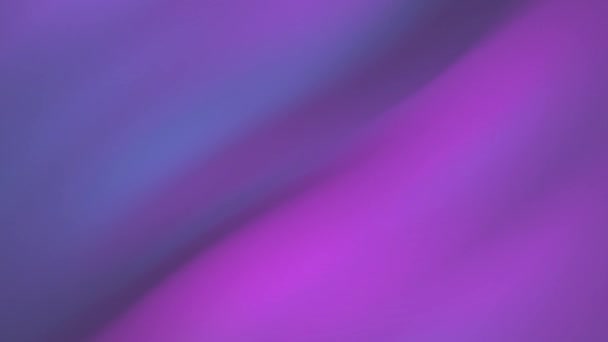 Verschwommener Neon-Farbverlauf, violette Flüssigkeit. Vielfarbiger glatter Hintergrund. — Stockvideo