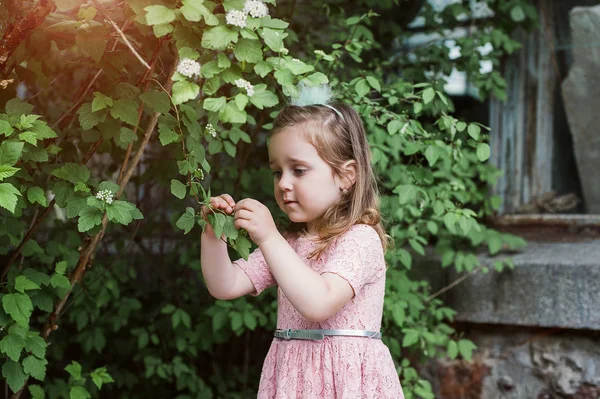 La niña está caminando en el parque. —  Fotos de Stock