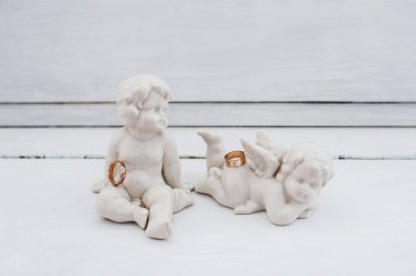 Alyans figürinler, melek, seramik