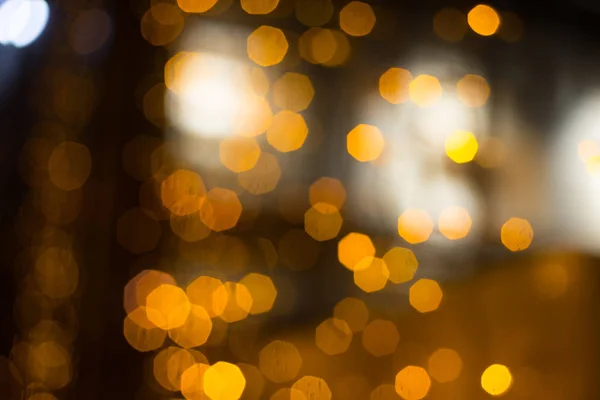 Ouro abstrato bokeh fundo — Fotografia de Stock