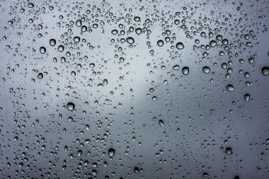 Rain drops on the glass clipart