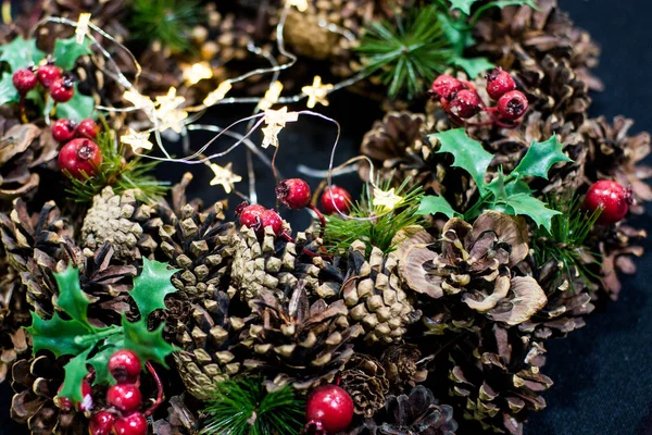 Dekoratives Weihnachtsspielzeug aus nächster Nähe — Stockfoto