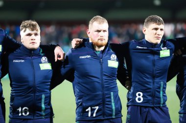 31 Ocak 2020, Cork, İrlanda: İrlanda ile İskoçya arasında İrlanda Bağımsız Parkı 'nda oynanan 20 Milletin Altında Maç.