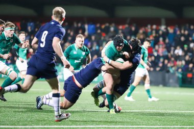 31 Ocak 2020, Cork, İrlanda: İrlanda ile İskoçya arasında İrlanda Bağımsız Parkı 'nda oynanan 20 Milletin Altında Maç.