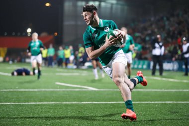 31 Ocak 2020, Cork, İrlanda: İrlanda Bağımsız Parkı 'nda İrlanda ile İskoçya arasındaki 20 Yaş Altı Ulusun Altında oynanan maçta Andrew Smith.