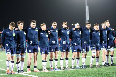 31 Ocak 2020, Cork, İrlanda: İrlanda ile İskoçya arasında İrlanda Bağımsız Parkı 'nda oynanan 20 Milletin Altında Maç.