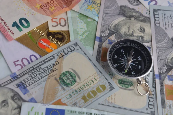 欧元或货币的人生观 免版税图库图片